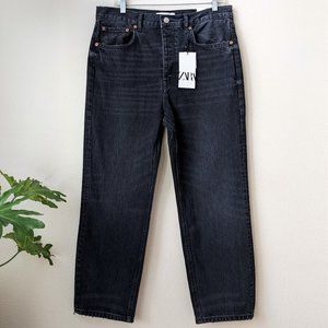 NWT ZARA "The Bliss" Slim Straight Leg High Rise Jeans